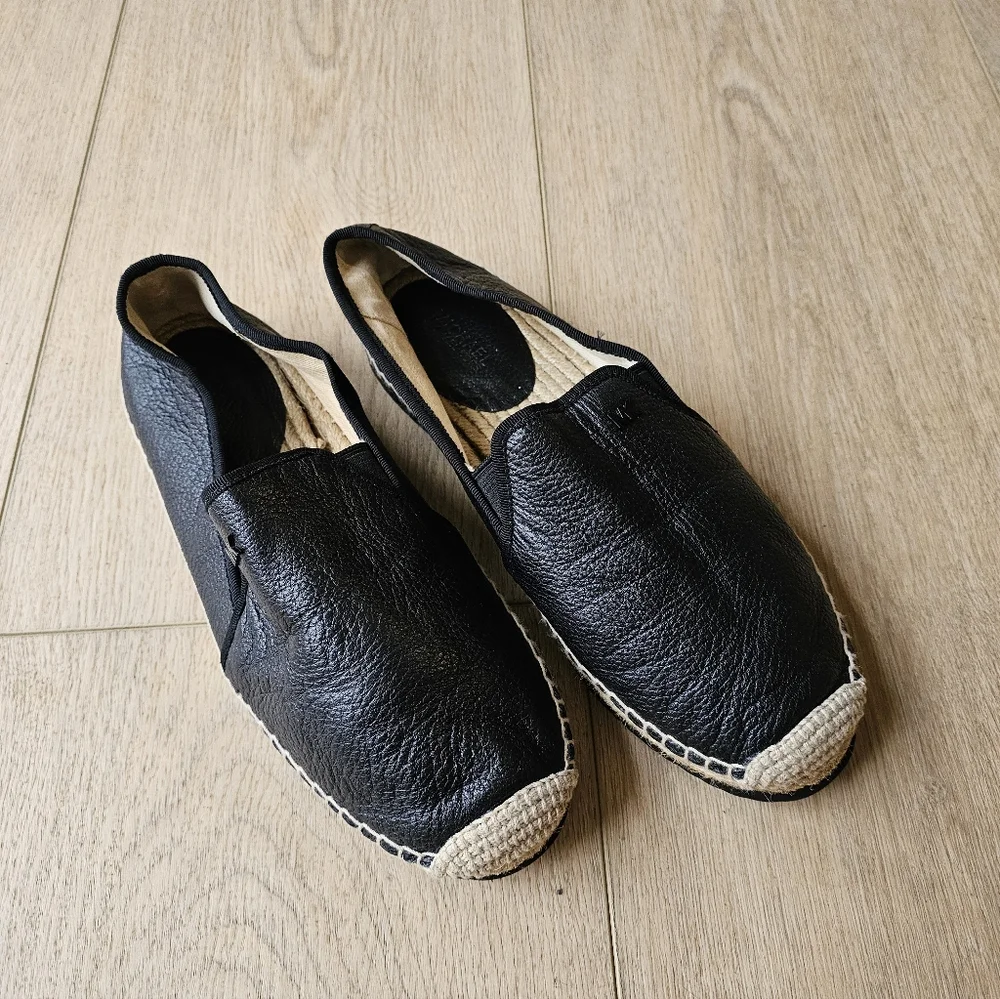 Michael Kors Pebbled Leather Espadrilles